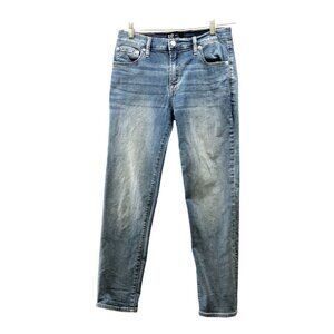 Gap Girlfriend Jean Womens 4 / 27 Blue Light Wash Stretch Mid Rise